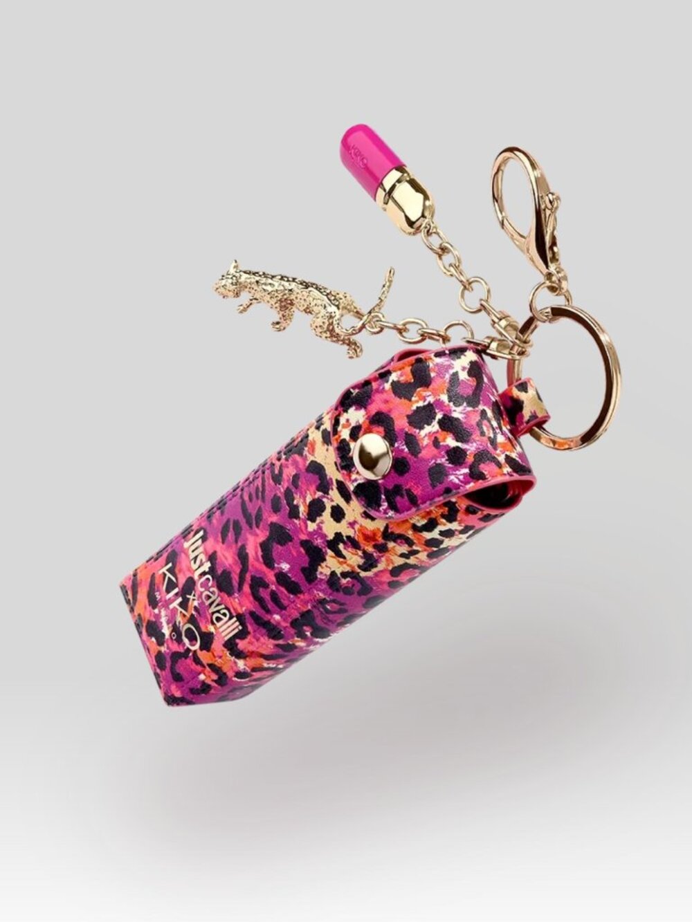 Roberto Cavalli × KIKO Milano Wild Glam-To-Go Key Charms NEW